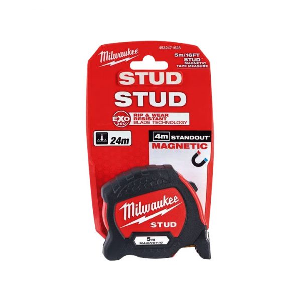 Flexómetro Stud Magnético Milwaukee 5m x 33mm - Imagen 3