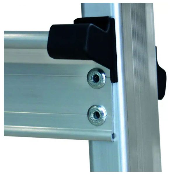 Escalera 4 peldaños de aluminio profesional Deluxe Persum - Imagen 2