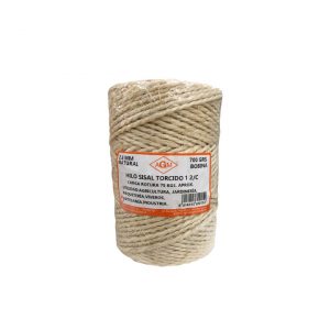 Cuerda 2,6 mm natural 700 gr bobina AGM