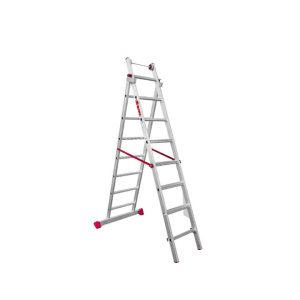 Escalera multiusos de dos tramos EN1415 ( 14 + 15 peldaños )