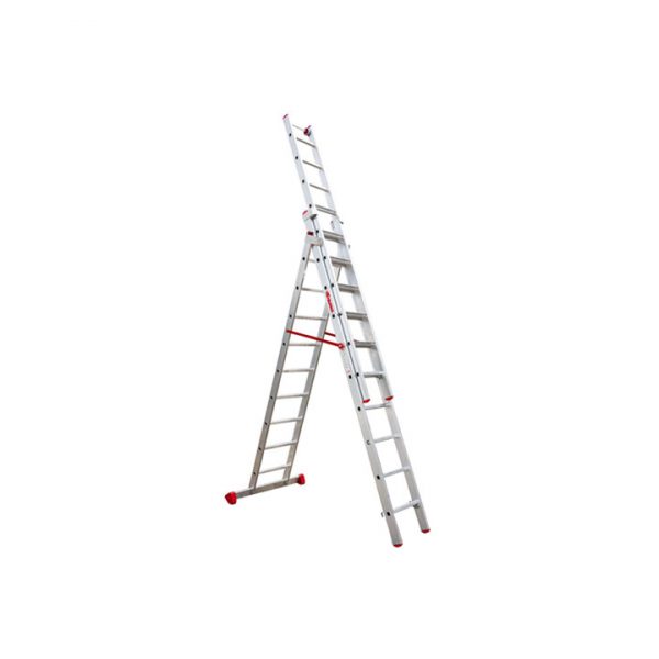 Escalera multiusos de tres tramos EN1506 ( 5 + 6 + 6 peldaños )