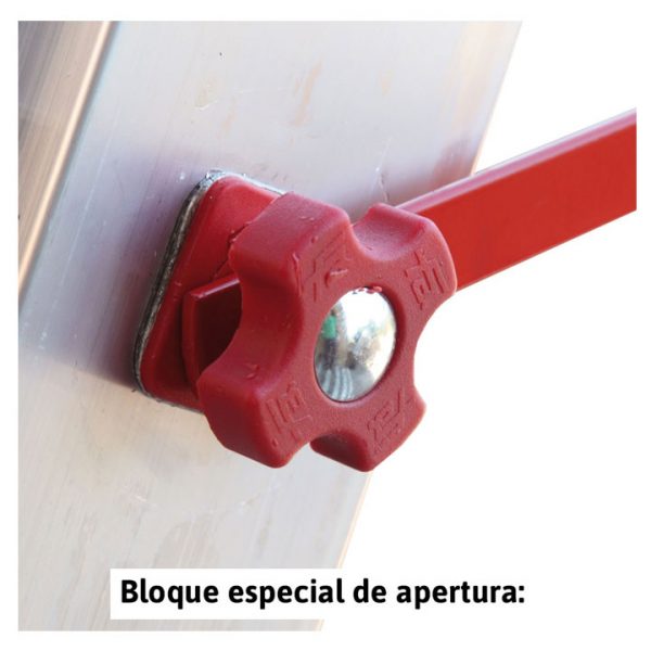 Escalera multiusos de tres tramos EN1506 ( 5 + 6 + 6 peldaños ) - Imagen 7