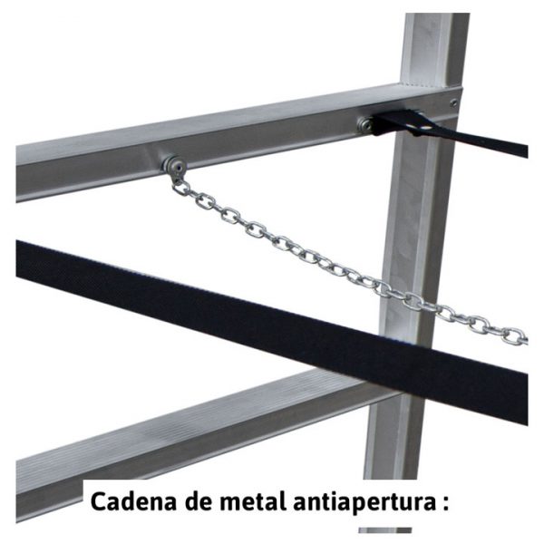 Escalera agrícola 8+8 peldaños de doble subida T808 Faraone - Imagen 2
