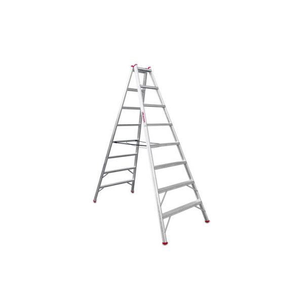 Escalera agrícola 8+8 peldaños de doble subida T808 Faraone
