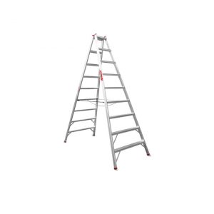 Escalera agrícola 9+9 peldaños de doble subida T809 Faraone