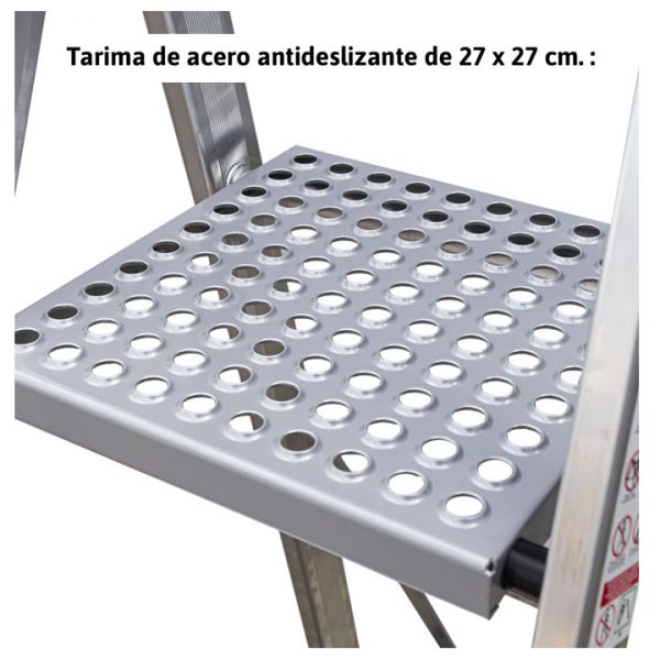 Escalera 5 peldaños de tijera Elegance EN945 - Imagen 2