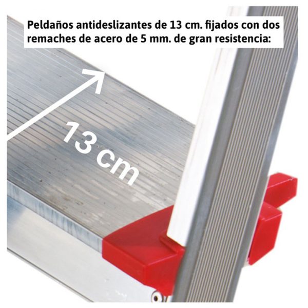 Escalera 5 peldaños de tijera Elegance EN945 - Imagen 4