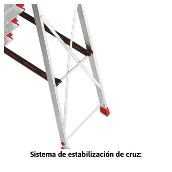 Escalera 5 peldaños de tijera Elegance EN945 - Imagen 6