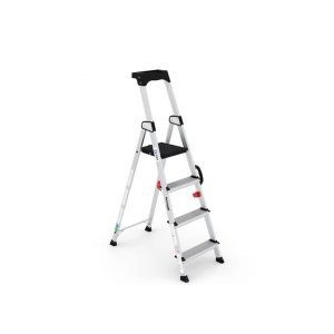 Escalera 4 peldaños de aluminio profesional Deluxe Persum