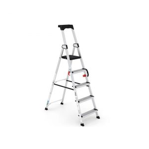 Escalera 5 peldaños de aluminio profesional Deluxe Persum