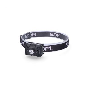 Linterna frontal EDM con sensor encendido/apagado 1 led cob 5W 7 tipos de luz ( 3 pilas AAA incluidas )