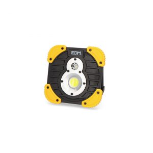 Linterna foco recargable EDM 2 Leds XL 5+10W 750/250lm
