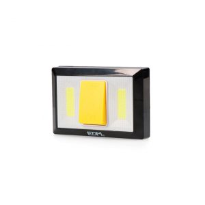 Linterna 2 Leds EDM con base imantada/adhesiva 200 lumens 4xAAA ( pilas incluidas )