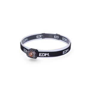 Mini linterna frontal EDM 1 led 8W 400 lm recargable