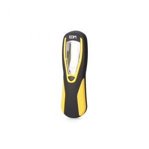 Linterna EDM Cob XL 1 Led 3W 200lm con gancho + imán 3xAA ( pilas incluidas)