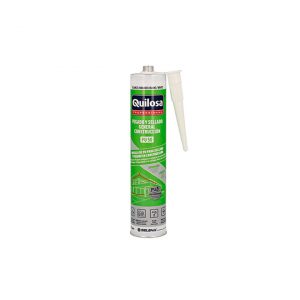 Masilla de poliuretano Quilosa PU50 color blanco 300 ml