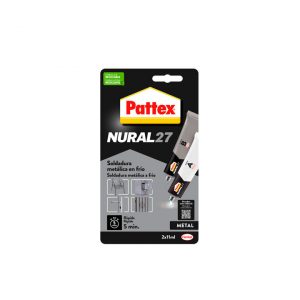 Adhesivo Pattex soldadura reparadora en frío rápida Nural 27 ( 2 x 11 ml )