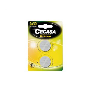 Pilas de botón litio Cegasa CR2430 3V ( 2 unidades )