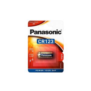 Pila de litio Panasonic CR123 3V ( 1 unidad )