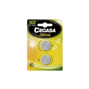 Pilas de botón litio Cegasa CR1620 3V ( 2 unidades )