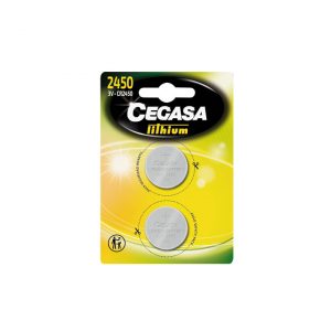Pilas de botón litio Cegasa CR2450 3V ( 2 unidades )