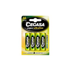 Pilas super alcalinas Cegasa LR6 1,5V AA ( 4 unidades )