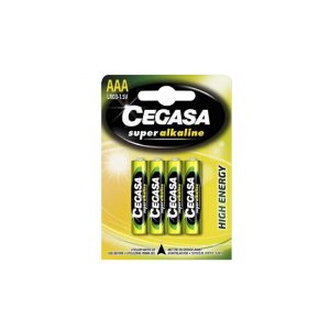 Pilas super alcalinas Cegasa LR03 1,5V AAA ( 4 unidades )