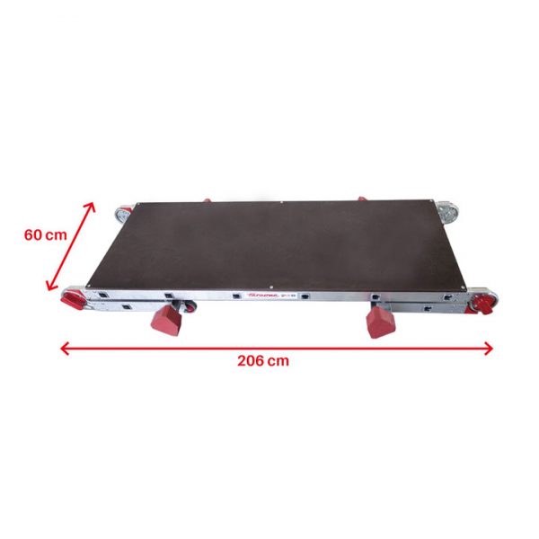 Plataforma de trabajo plegable PLA2 75 cm - Imagen 2