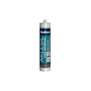 Silicona ácida uso general Quilosa Aklesil color negro 280 ml