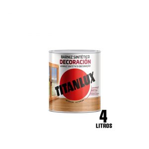 Barniz sintético satinado incoloro Titanlux ( 4 litros )