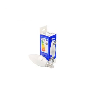 Bombilla led vela Feron 7W 4000K 750lm 25476