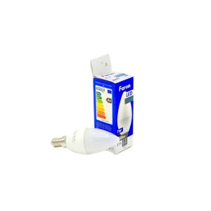 Bombilla led vela Feron 7W 6000K 750lm 25477