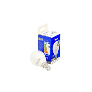 Bombilla led esférica Feron 7W 4000K 750lm 25479