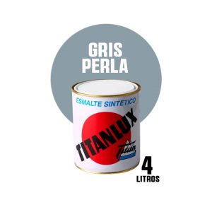 Esmalte sintético brillante Titanlux gris perla ( 4 litros )