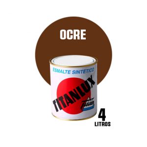 Esmalte sintético brillante Titanlux ocre ( 4 litros )