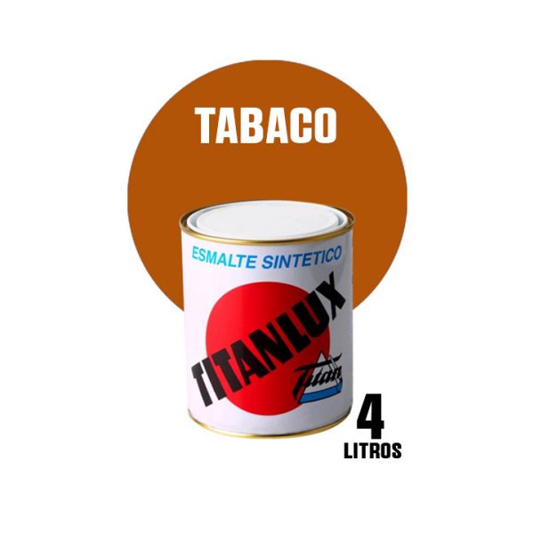 Esmalte sintético brillante Titanlux tabaco ( 4 litros ) – Casado Rioja SL