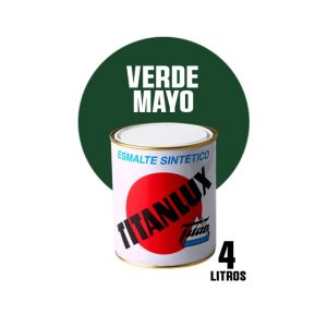 Esmalte sintético brillante Titanlux verde mayo ( 4 litros )