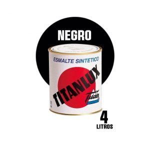 Esmalte sintético mate negro Titanlak ( 4 litros )