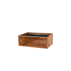 Jardinera madera rectangular 80 x 40 x 35 cm