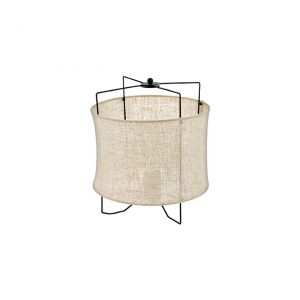 Lámpara sobremesa E-27 acero negro/textil Eglo 40W