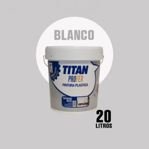 Pintura plástica interior mate Titan Profer PH741 blanco ( 20 Kg )
