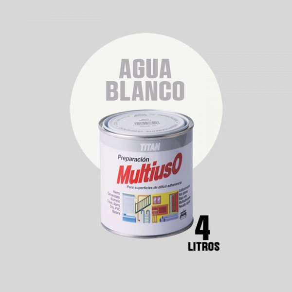 Imprimación preparación multiuso Titan agua blanco ( 4 litros )