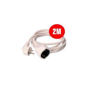 Prolongador manguera cable blanco EDM 23201 ( 2 metros )