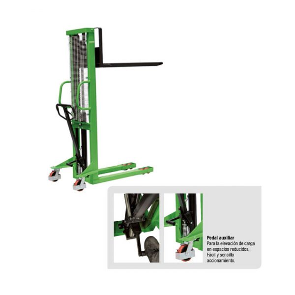 Apiladora manual Imcoinsa 1.000 kg 0X55 - Imagen 2