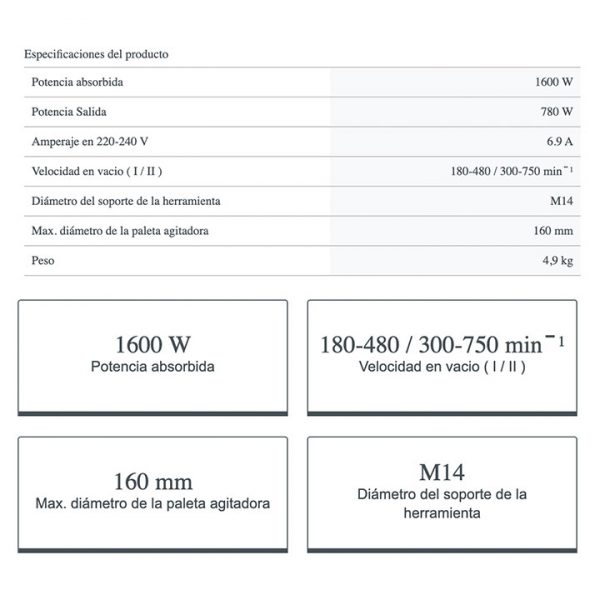 Mezclador Crown CT10182 - Imagen 3