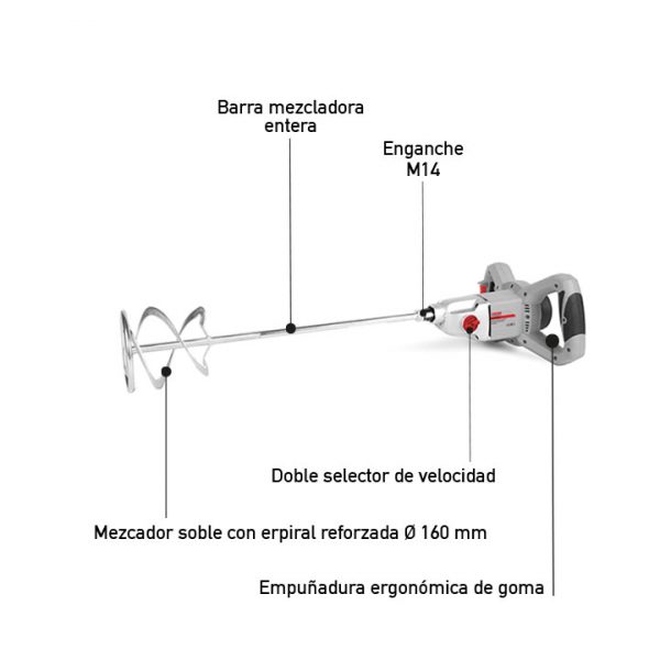 Mezclador Crown CT10182 - Imagen 2