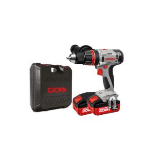 Taladro atornillador inalámbrico Crown sistema 20V Max CT21076HMX-4BMC