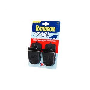 Trampa para ratones pequeña Ratibrom Zas con cebo permanente ( 2 unidades )