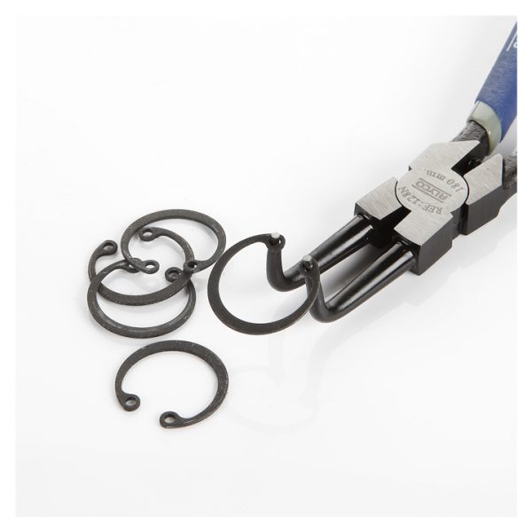 Alicate bocas curvas para arandelas interiores Alyco 220 mm 106214 - Imagen 2