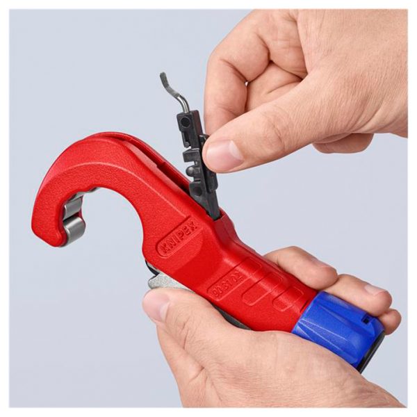 Cortatubos Tubix Knipex de acero especial con rodamientos de bolas 90 31 02 BK - Imagen 2
